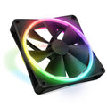 NZXT F140 RGB 鈥?140mm RGB PWM PC Fan 鈥?High Airflow, Low Noise 鈥?Fluid Dynamic Bearing 鈥?Single (Requires NZXT RGB Controller for CAM Software) 鈥?18 LEDs 鈥?Black