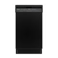 Honeywell 18 Inch Dishwasher with 8 Place settings, 6 Washing Programs, Stainless Steel Tub, UL/Energy Star- Black