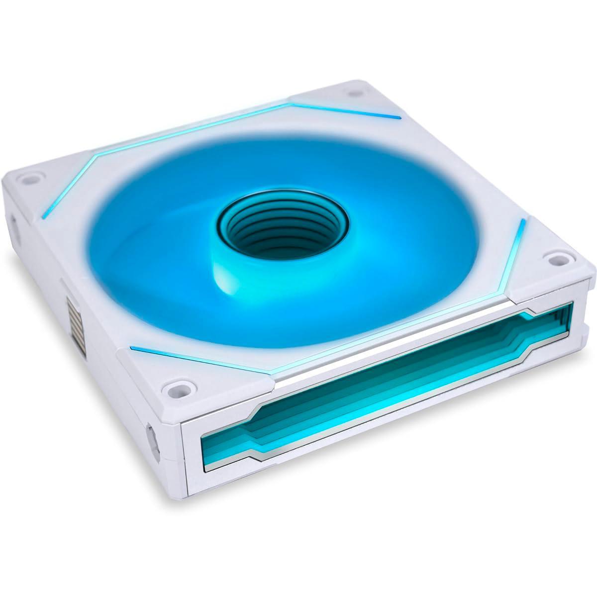 Lian-Li UNI FAN SL-Infinity 120mm ARGB Case Fan with Controller, 3-Pack - White