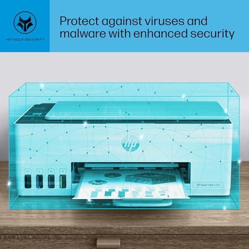 HP Smart Tank 5000 Wireless All-in-One Ink Tank Printer with up to 2 years of ink included, mobile print, scan, copy