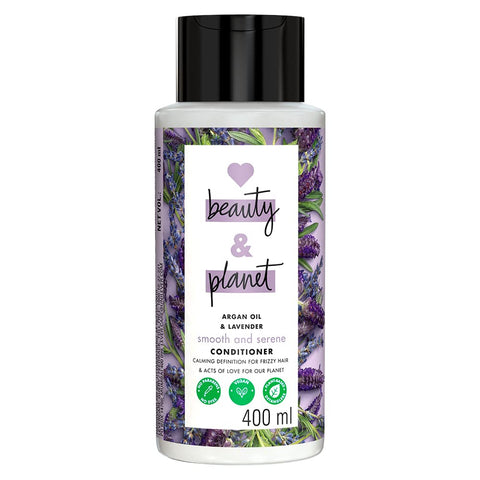 Love Beauty & Planet Argan Oil and Lavender Paraben Free Smooth and Serene Conditioner|| 400ml