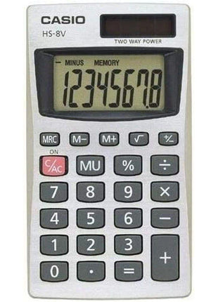 Casio HS-8V Hand-Held Solar Calculator