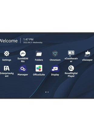 ViewSonic CDE9830 98 inch 4K UHD Wireless Presentation Display 24/7 Commercial Display with Portrait Landscape, USB C, Wifi/BT Slot, RJ45 and RS232