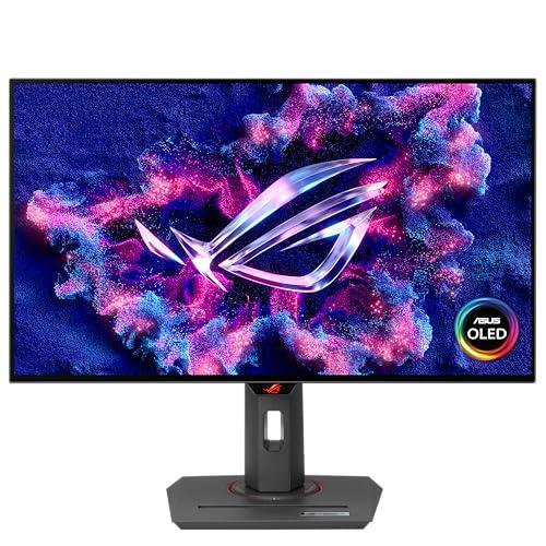 ASUS ROG Strix 27” 1440P OLED Gaming Monitor (XG27AQDMG) - QHD, Glossy OLED, 240Hz, 0.03ms, Custom Heatsink, Anti-flicker,Uniform Brightness, G-SYNC Compatible, 99% DCI-P3, DisplayWidget, 3yr warranty