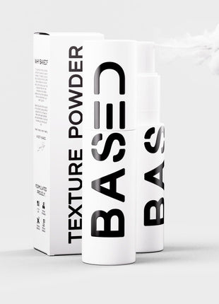 BASED Hair Texturizing Powder, Lightweight & Volumizing Hair Styling Powder with Matte Finish, Add Texture to Hair with Medium Hold, Best for Short to Medium Hair, (1.69oz Bottle, Pack of 1)