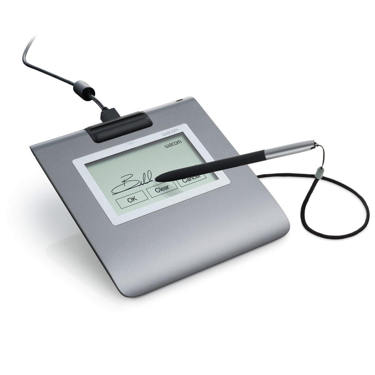 Wacom STU-430 4.5" Monochrome Signature Pad, 2540 lpi, 1024 Pressure Level, Pen,