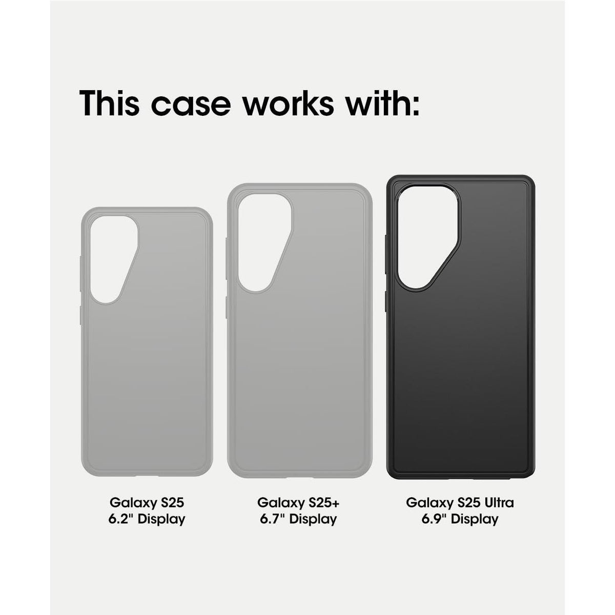 OtterBox Samsung Galaxy S25 Ultra Defender Series Case - Black