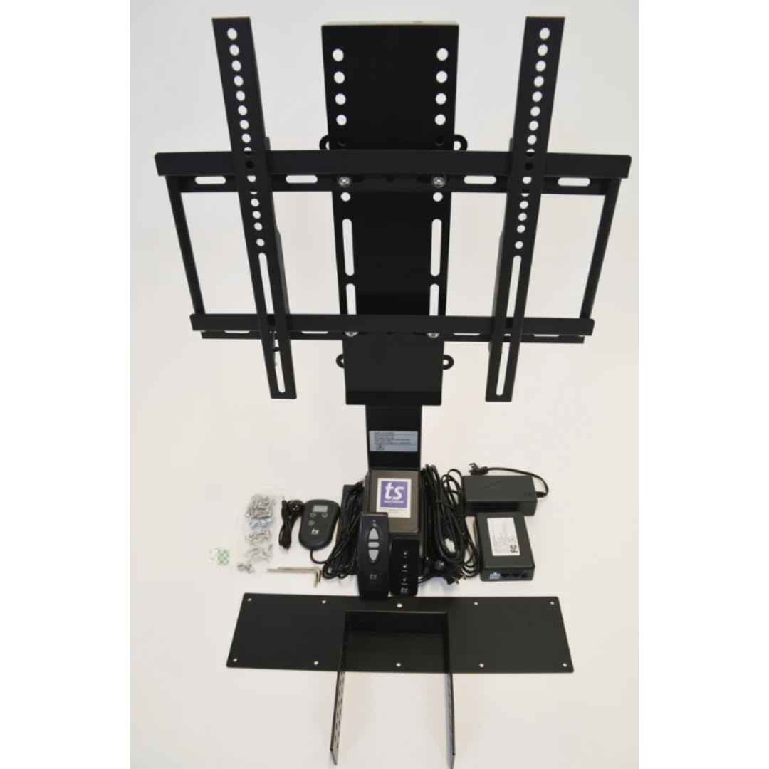 Touchstone Valueline 30003 Smart Motorized TV Lift for 26–50” TVs – Pop-Up Cabinet Mount, Alexa & Google Enabled, 28” Travel, 165 lb Capacity, RF & Wired Remotes, 5-Year Warranty