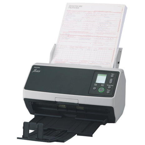 Fujitsu RICOH fi-8170 Premium Bundle Professional High Speed Document Scanner with 5 Years of Service - Black & White