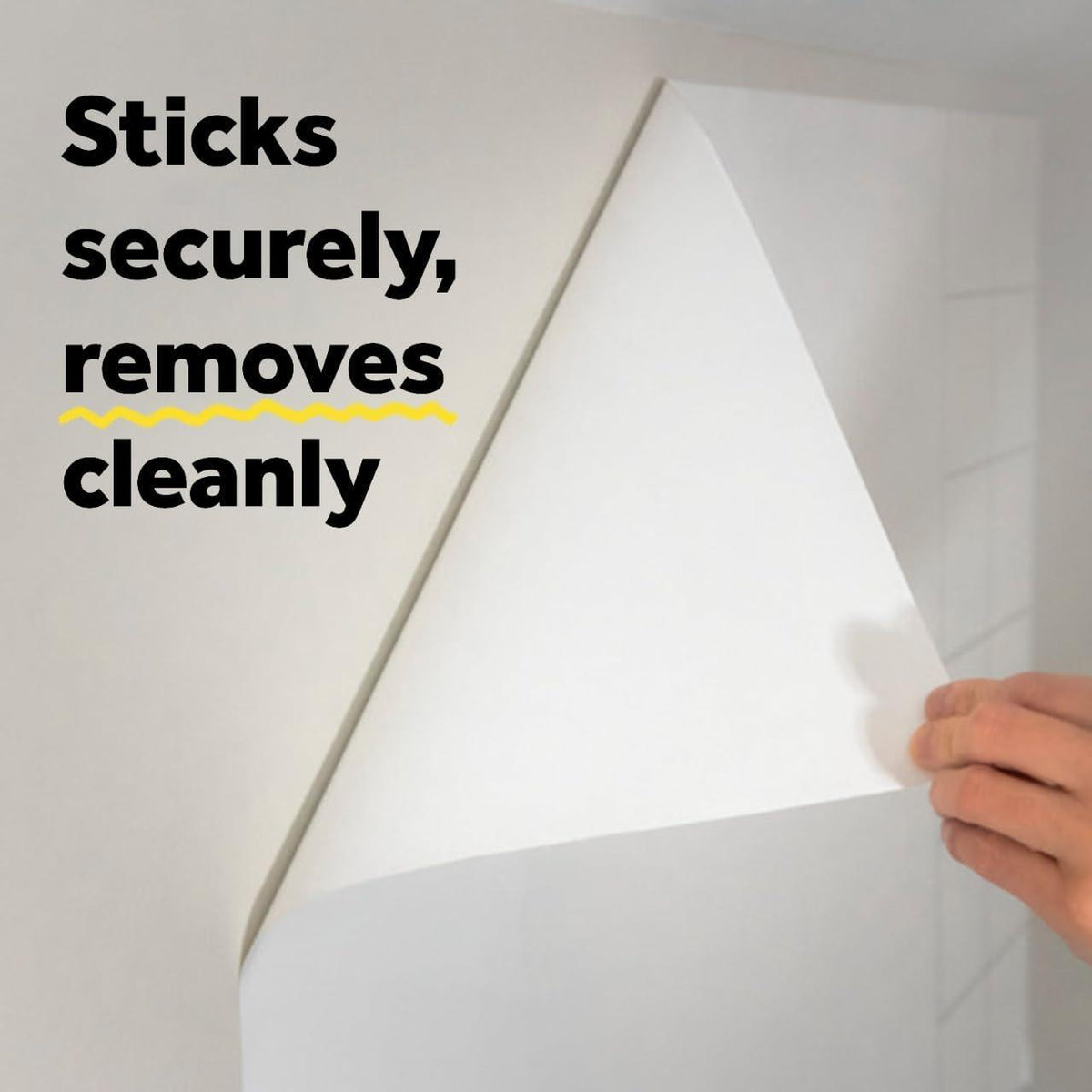 Post-it Dry Erase Whiteboard Film Surface for Walls, Doors, Tables, Chalkboards, Whiteboards, and More, Removable, Stain-Proof, Easy Installation, 6 ft x 4 ft Roll (DEF6X4)