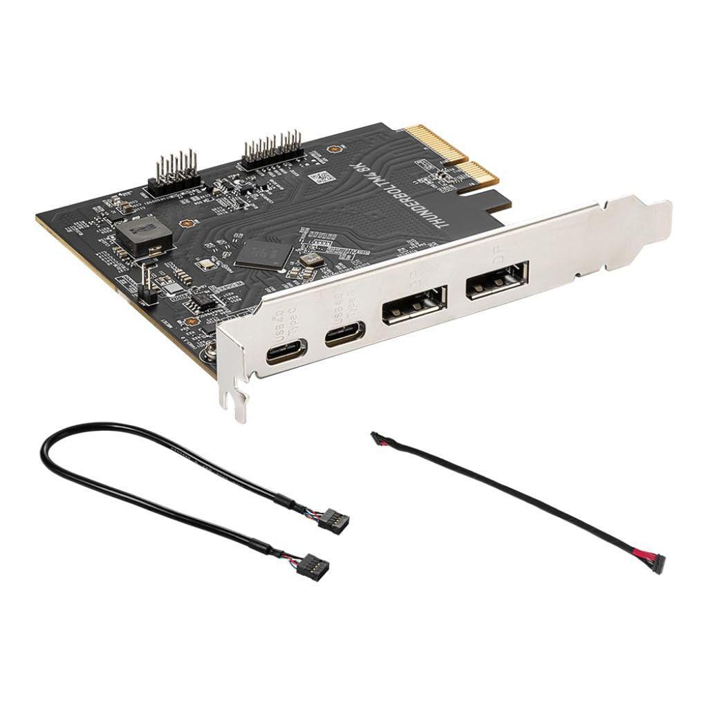 MSI THUNDERBOLTM4 8K PCI-e, Dual Ports, Full 8K, 40Gbp Transfer Rate, Daisy Chaining Support