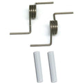 [DA81-01345B Spring OEM Mania] DA81-01345B 2-PACK NEW OEM Produced for SAMSUNG Refrigerator French Door Springs and 2 White Sleeve Pin Set Replacement Part