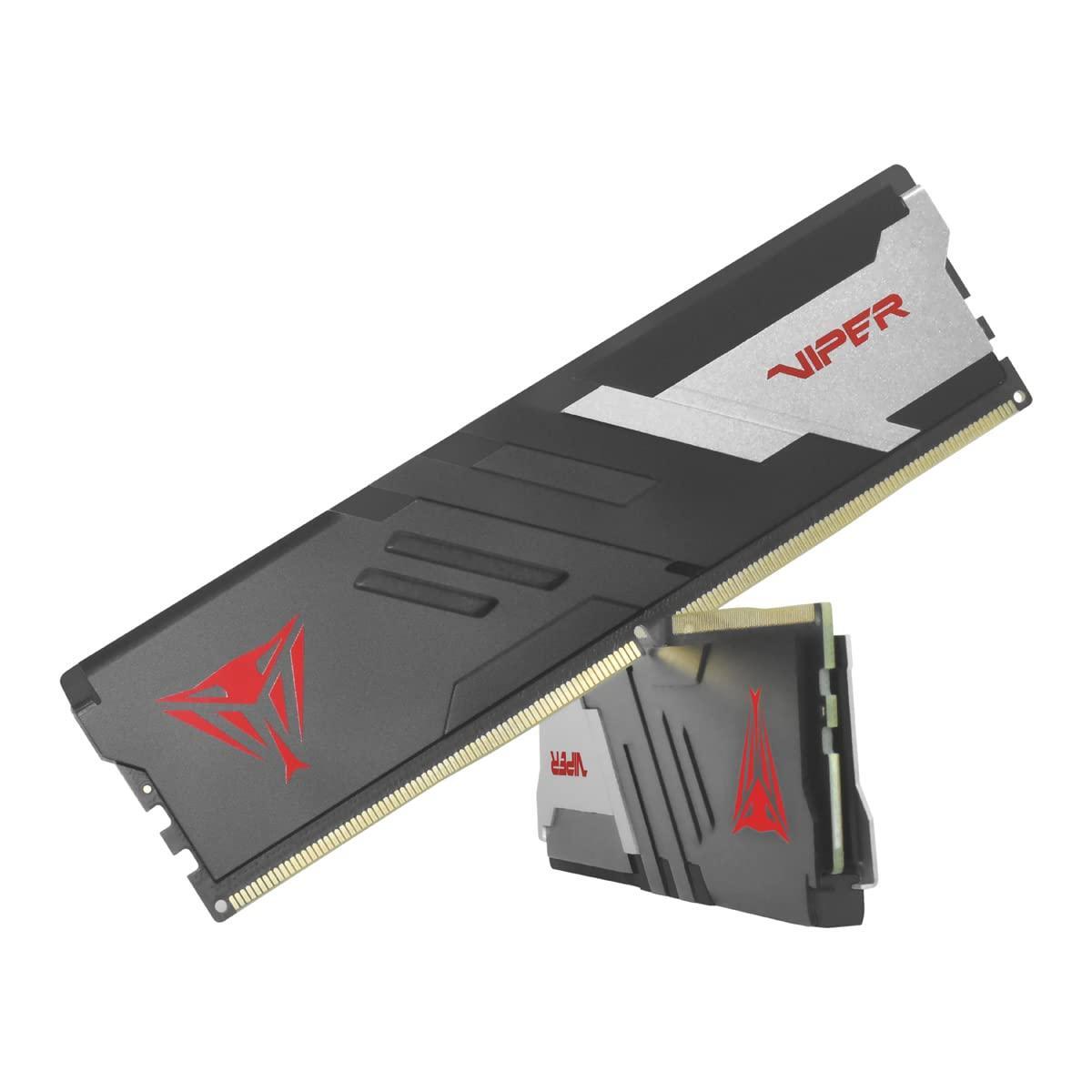Patriot Memory Viper Venom DDR5 RAM 64GB (2X32GB) 6000MHz CL36 1.35v UDIMM Desktop Gaming Memory Kit Compatible with Intel XMP/AMD Expo - PVV564G600C36K
