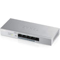 Zyxel 5-Port Gigabit Ethernet Web Managed PoE+ Switch | 4x PoE+ @60W | VLAN Support | Sturdy Metal Case | Desktop or Wall-Mount | QoS | Ethernet Splitter [GS1200-5HPv2]