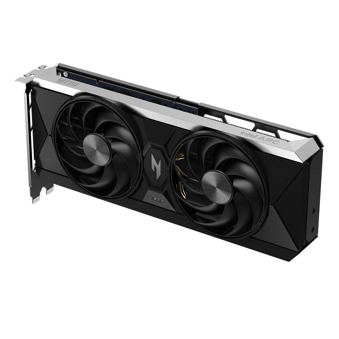Acer Nitro Intel Arc B570 Overclocking Graphics Card | 10GB GDDR6 | Xe2 18 Cores | Dual Fan Frostblade Cooling System | Graphics Clock 2.69 GHz | 1 x HDMI 2.1 Supporting HDMI 4K & 3 x DisplayPort 2.1
