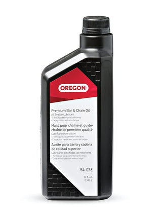 Oregon 54-026 Premium Bar and Chain Oil and Lubricant for Chainsaws, 1 Quart Bottle (32 fl.oz / 946 ml)
