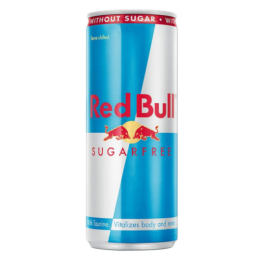 Red Bull Energy Drink, Sugar Free, 250 ml (Pack of 6)