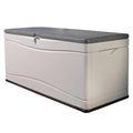Lifetime 60012 Extra Large Deck Box, 130 Gallon, Desert Sand/Brown