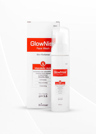 Brinton GlowNise Deep Cleansing Skin Whitening Foam, Sulphate Free Face Wash, 60 ml
