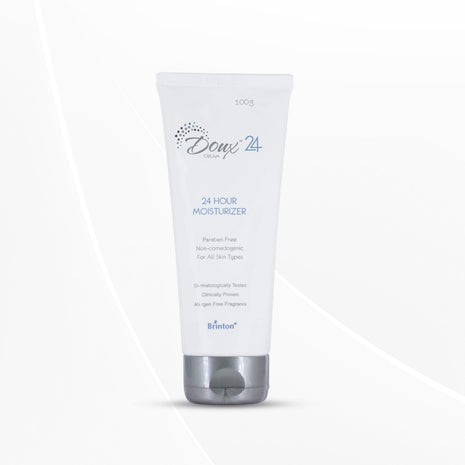 Brinton Doux 24 Hour Moisturizer Cream | All Skin Types 100 g | Pack of 2