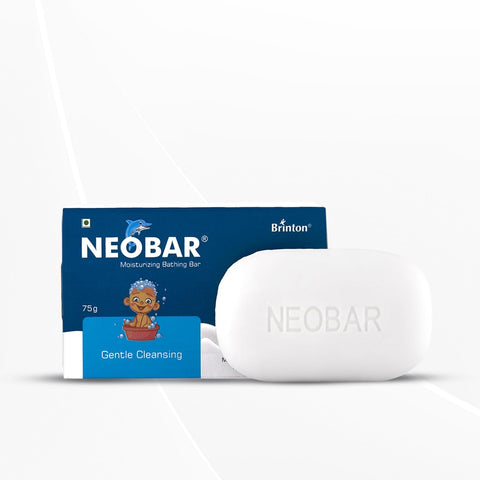 Brinton Neobar Baby Moisturizing Soap for Bathing, Gentle Cleansing, 75 g Pack of 4