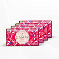Camay Classic Carnations & Roses Beauty Soap with Indulging French Fragrance, 125g (Pack of 4)