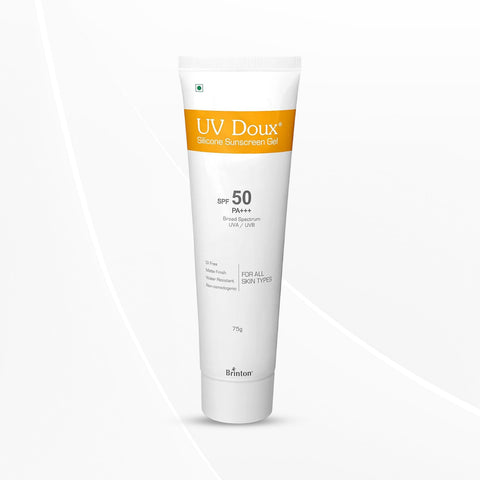 Brinton Healthcare UvDoux Face & Body Sunscreen gel with SPF 50 PA+++ (75 GM)