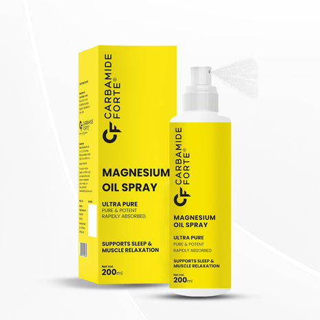 Carbamide Forte Magnesium Oil Spray for feet, Sleep Support, Pain Relief & Muscle Recovery 200ml