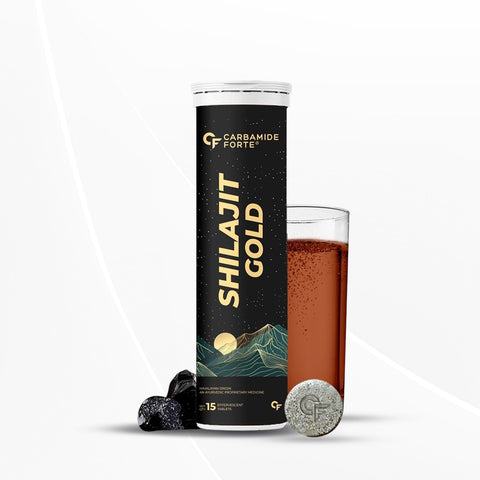 Carbamide Forte Shilajit/Shilajeet Gold Effervescent Tablets