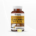 CF Pets Chewable Calcium Tablet - Calcium for Dogs Supplement Chicken Flavour - 120 Tablets