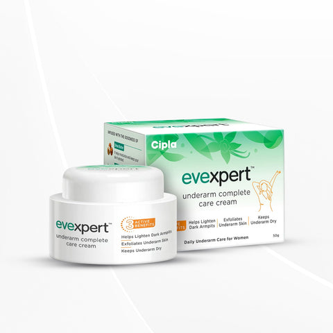 Cipla Evexpert Underarm Complete Care Cream | Helps Lighten Dark Armpits | 50g