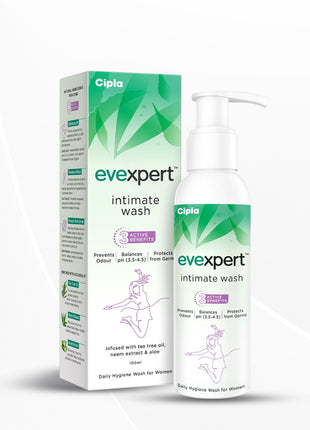 Cipla Health Evexpert Intimate Wash | Intimate wash for women | 100ml
