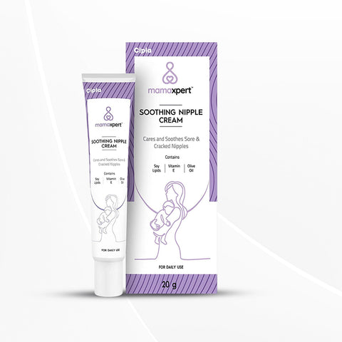Cipla Mamaxpert Soothing cream, Soothes Sore & Cracked Nipples for Breast Feeding Moms, 20 gm