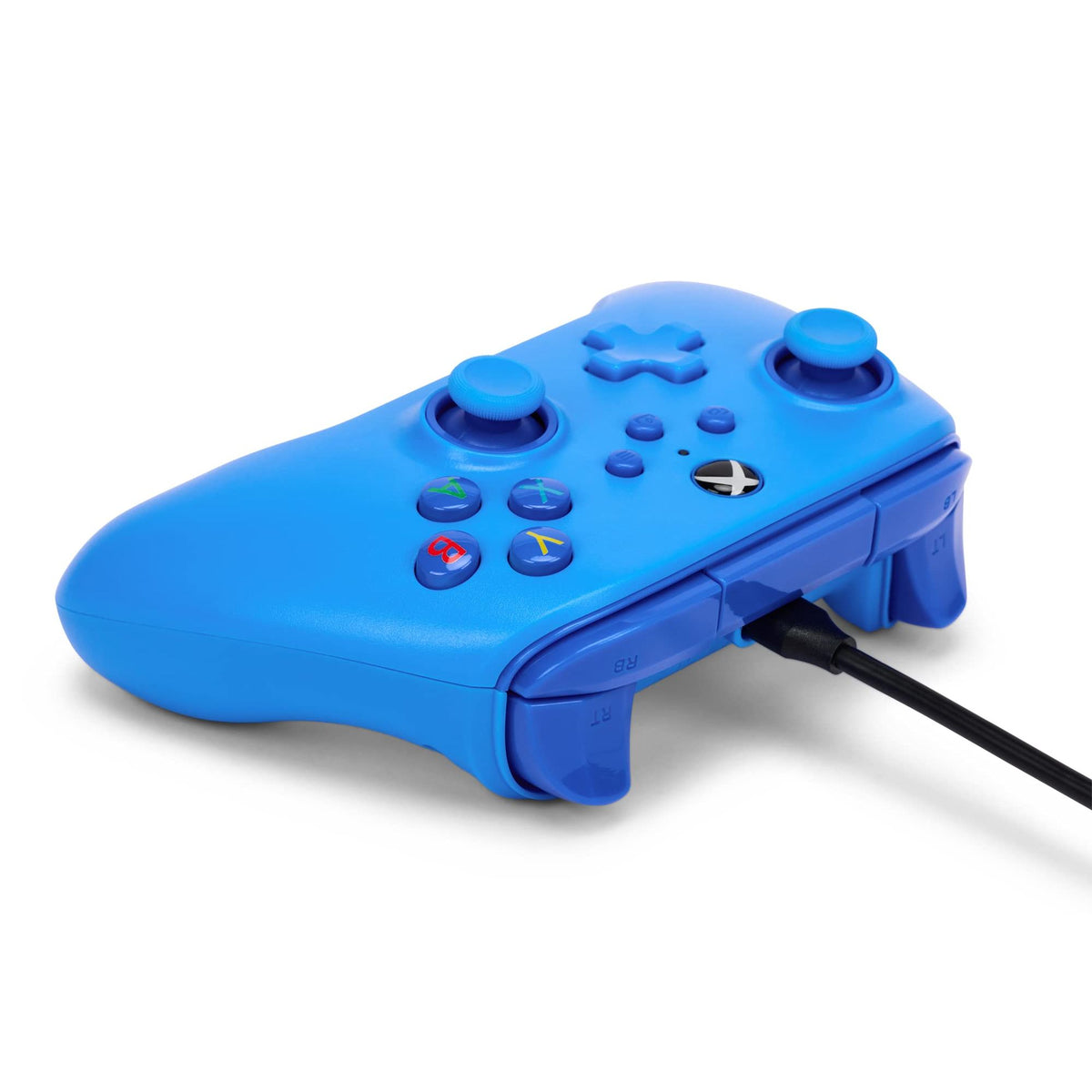 PowerA Wired Controller for Xbox Series X|S - Blue, gamepad, video game/gaming controller, works with Xbox One, Officially Licensed