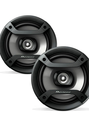 Pioneer F-Series TS-F1634R 6.5" 2-Way Speakers (Pair) – 200W Max, Balanced Sound + Smooth Treble, Great Stock Replacement, High-Efficiency Speaker Designed for OEM Power