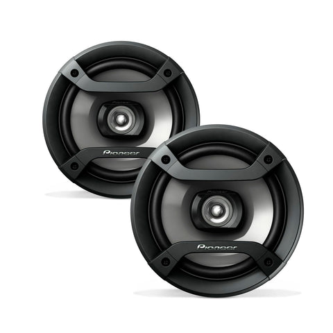 Pioneer F-Series TS-F1634R 6.5” 2-Way Speakers (Pair) – 200W Max, Balanced Sound + Smooth Treble, Great Stock Replacement, High-Efficiency Speaker Designed for OEM Power