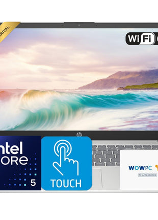 HP 2025 Pavilion 15.6 inch FHD Touchscreen Laptop Computer, 10-Core Intel i5-1334U, 32GB RAM, 1TB Storage (512GB SSD + 512GB External), Wi-Fi 6, Long Battery Life, Windows 11 with Microsoft Office