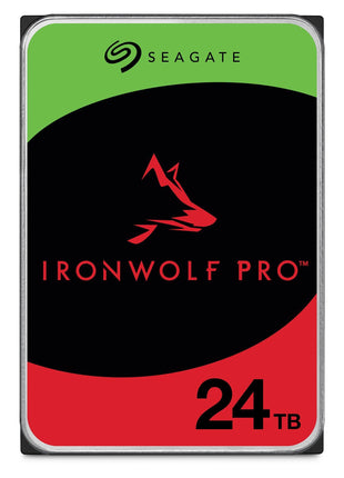 Seagate IronWolf Pro 24TB Enterprise NAS Internal HDD Hard Drive 鈥?CMR 3.5 Inch SATA 6Gb/s 7200 RPM 512MB Cache for RAID Network Attached Storage, Rescue Services (ST24000NT002)