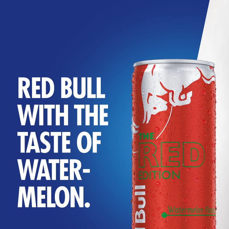 Red Bull Energy Drink, Watermelon, 250 ml (Pack of 24)