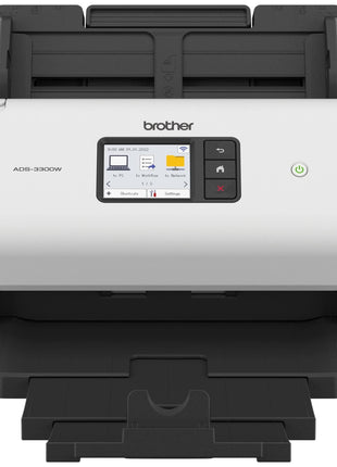 Brother ADS-3300W Wireless, High-Speed Desktop Scanner | 2.8-inch Touchscreen | Scans Up to 40ppm1
