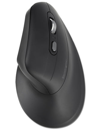 Kensington MY630 EQ Wireless Rechargeable Mouse, Ergonomic Vertical Design, Bluetooth LE, 2.4GHz, Black (K72484NA)