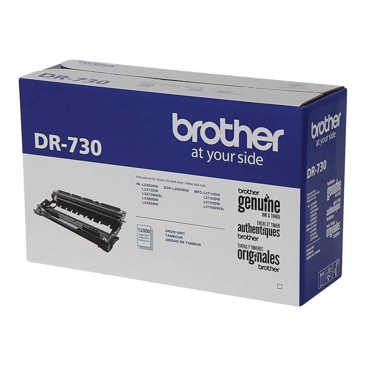 Brother Genuine DR730 Drum Unit, Up To 12,000 Page Yield Black