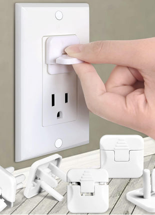 Outlet Covers Babepai 38-Pack White Child Proof Electrical Protector Safety Improved Baby Safety Plug Covers