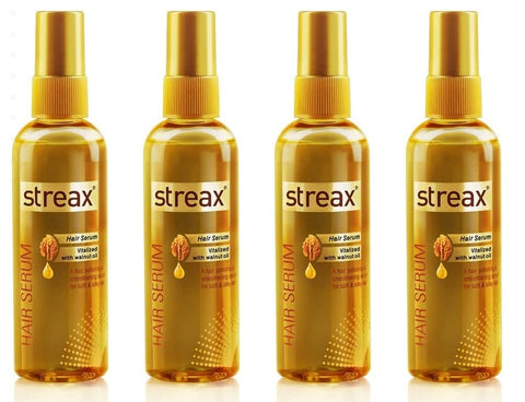 Streax Hair Serum for Women & Men 100ml (Pack of 4)