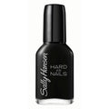 Sally Hansen Hard as Nails, Black Heart, Long Lasting, Chip Resistant, Opaque, Shiny Black Nail Polish