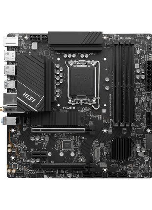 MSI PRO B660M-A WiFi ProSeries Motherboard (mATX, 12th Gen Intel Core, LGA 1700 Socket, DDR5, PCIe 4, 2.5G LAN, M.2 Slots, Wi-Fi 6)