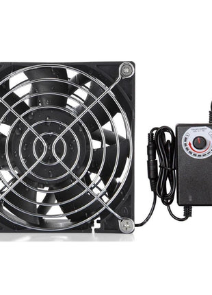 Pano-Mounts 9238ACIP1PACKC 92 x 38 mm Moisture-Proof Small Computer Muffin Exhaust Vent Fan Black