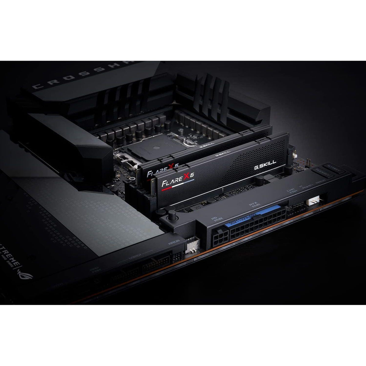 G.SKILL Flare X5 Series (AMD Expo) DDR5 RAM 96GB (2x48GB) 5200MT/s CL40-40-40-83 1.10V Desktop Computer Memory UDIMM - Matte Black (F5-5200J4040A48GX2-FX5)