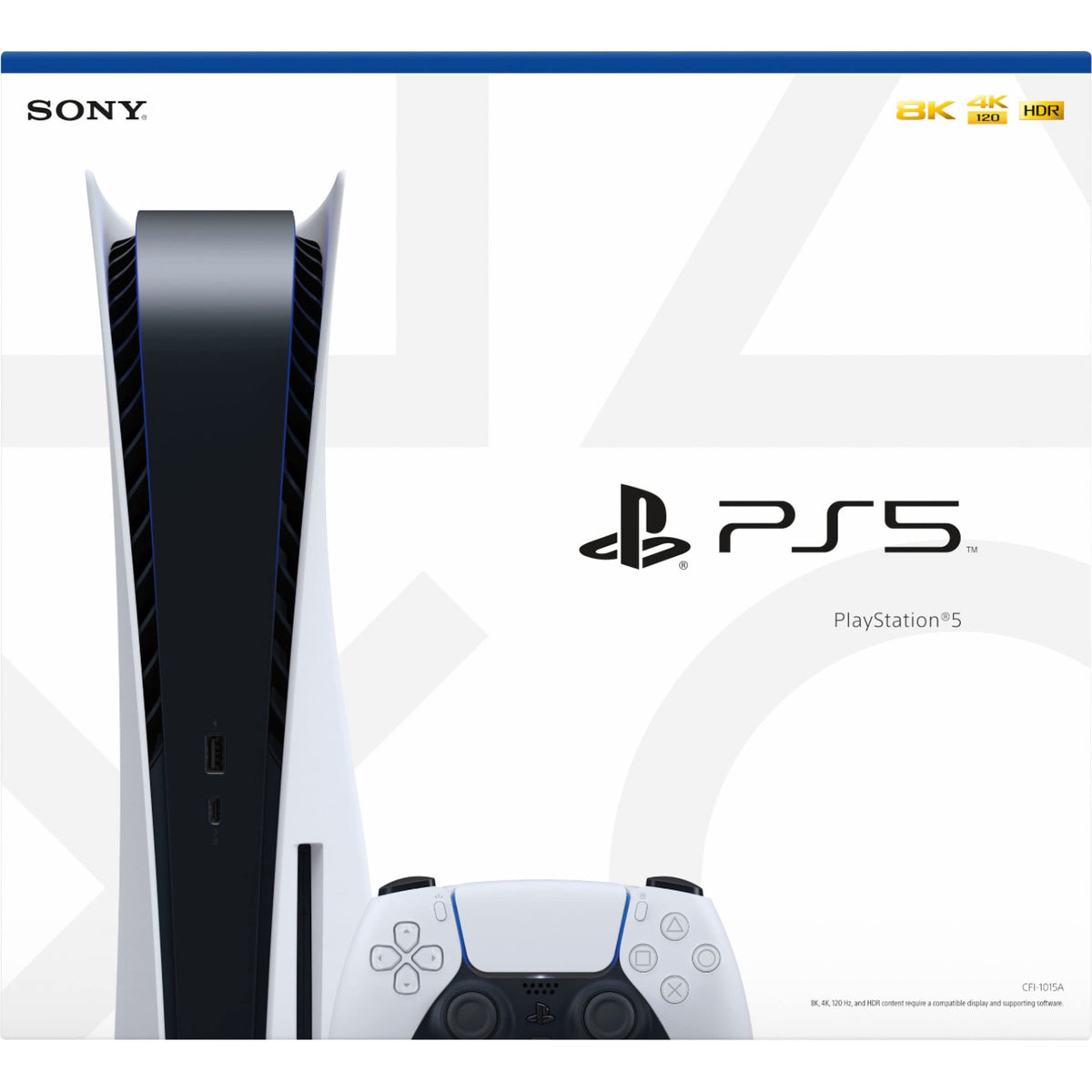 PlayStation 5 Disc Edition 825GB Gaming Console + 1 Wireless Controller for PS5, 8-Core x86-64-AMD Ryzen Zen 2 CPU, 16GB GDDR6, Up to 120FPS, Michooyel HDMI_Cable