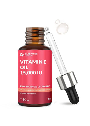 Carbamide Forte Vitamin E Oil 15000 IU - 100% Natural Vitamin E Oil - Pharma Grade & Tested for Purity - 30ml
